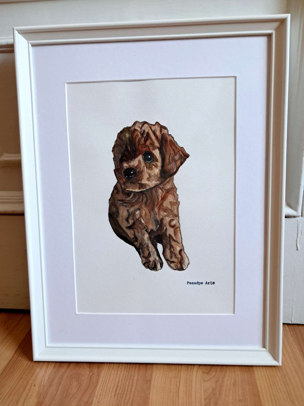 Caniche marrón