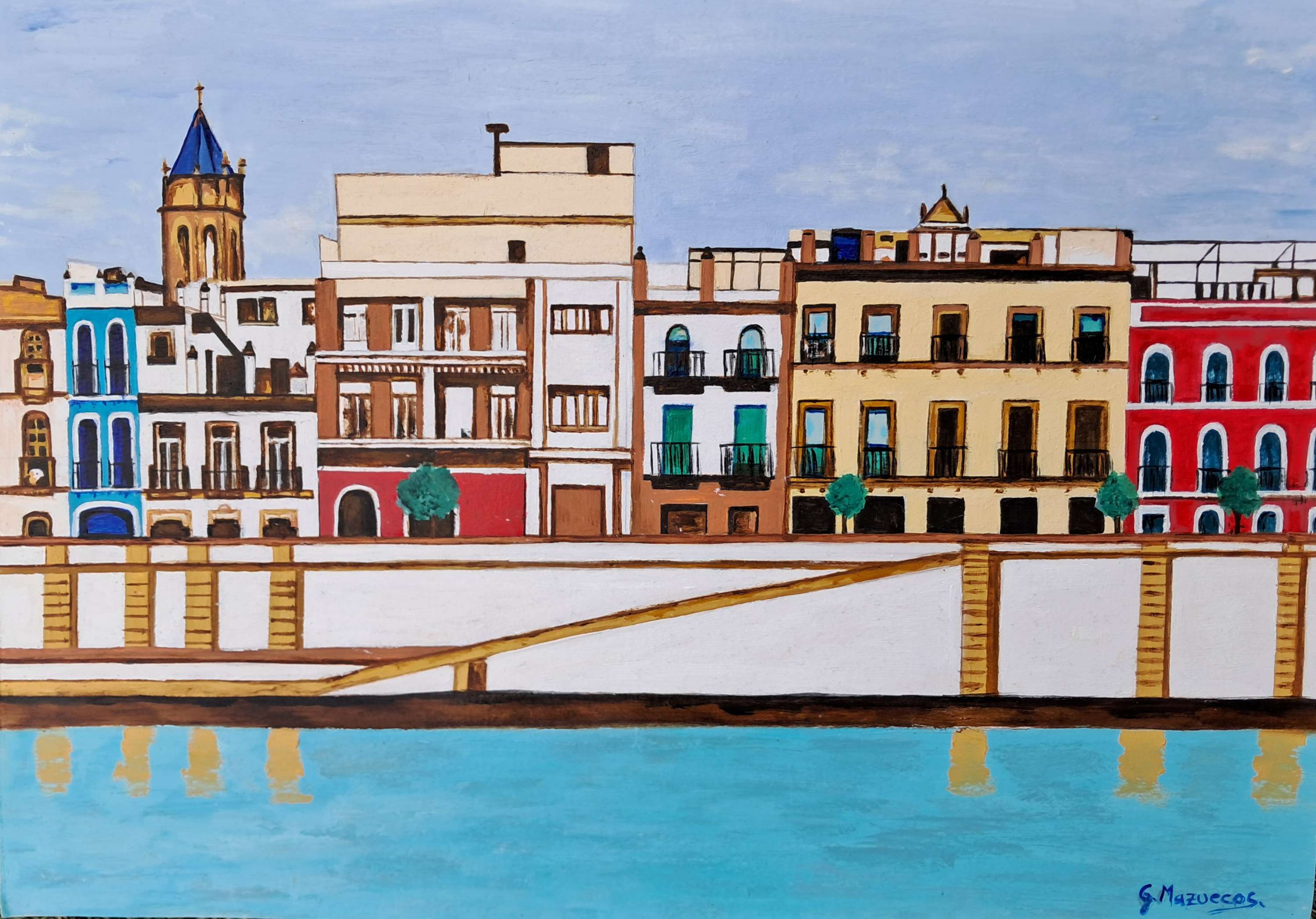 Lámina Calle Betis versión antigua