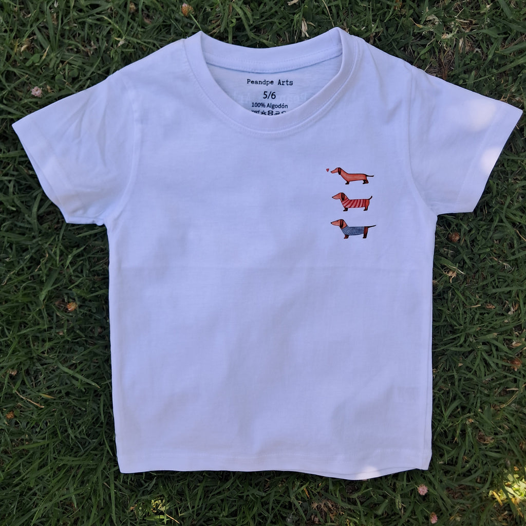Camiseta Familia Salchicha | PeandPe Arts