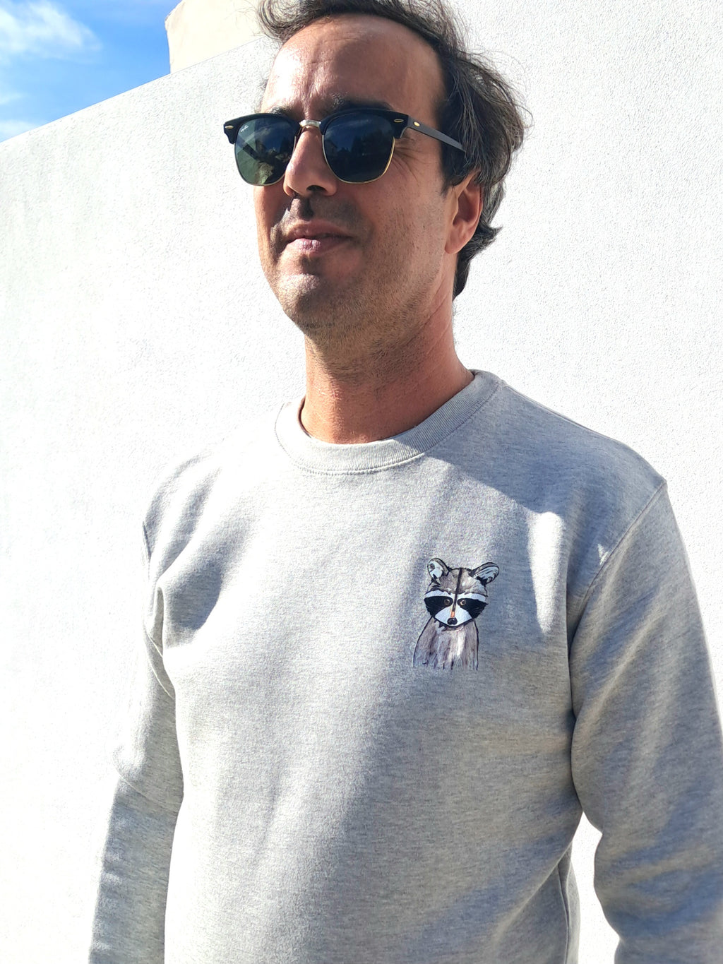Sudadera Mapache | PeandPe Arts