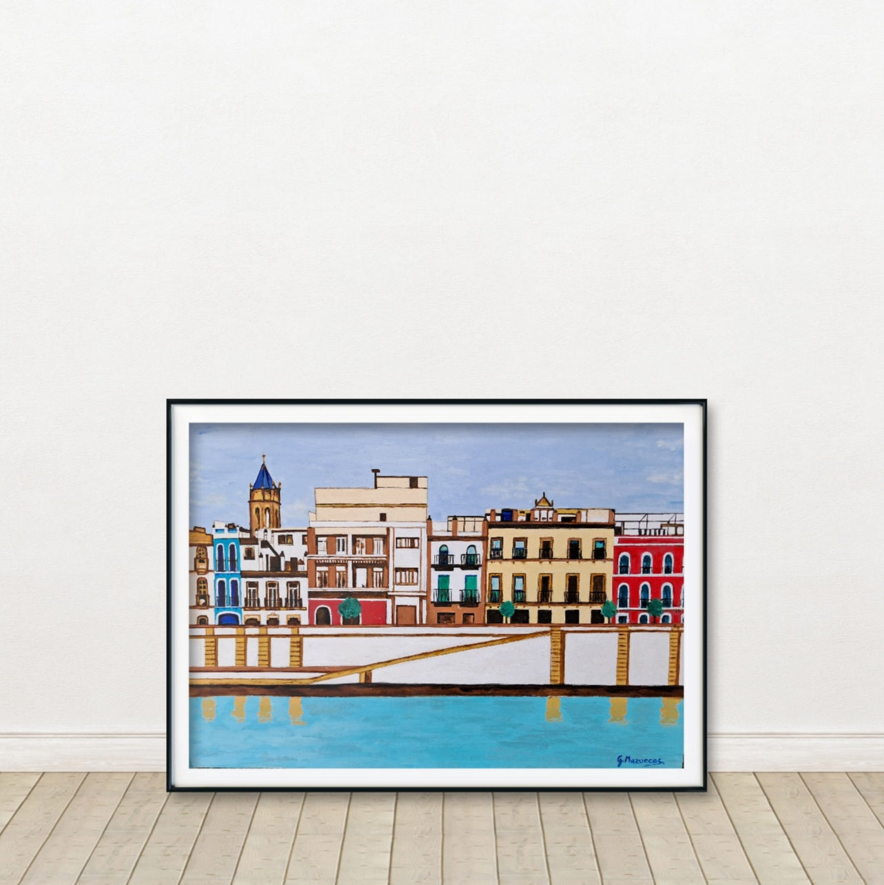 Lámina Calle Betis versión antigua