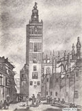 Print carboncillo Catedral de Sevilla | Pe&Pe Arts