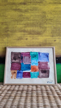 Cuadrícula de Color — Acrílico original A3