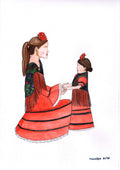 Print Flamenca e hija