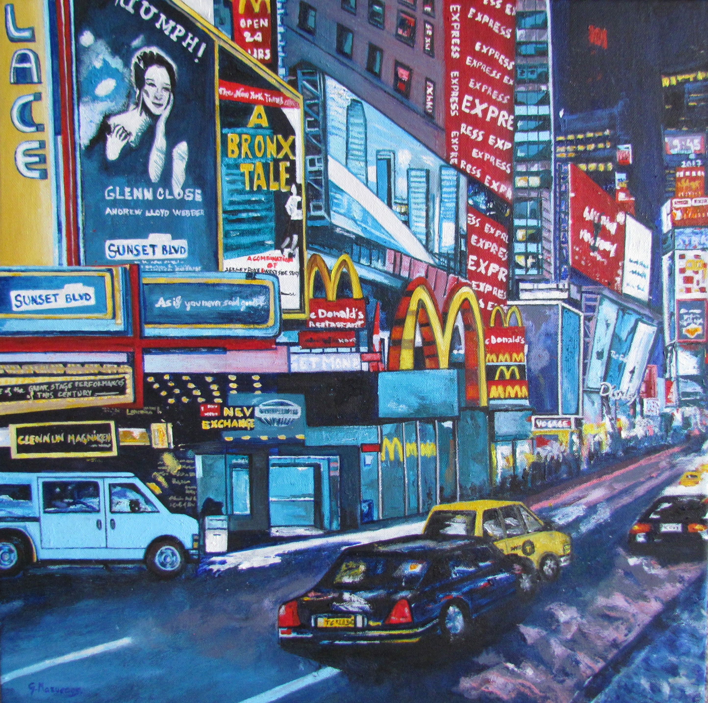 Óleo Times Square