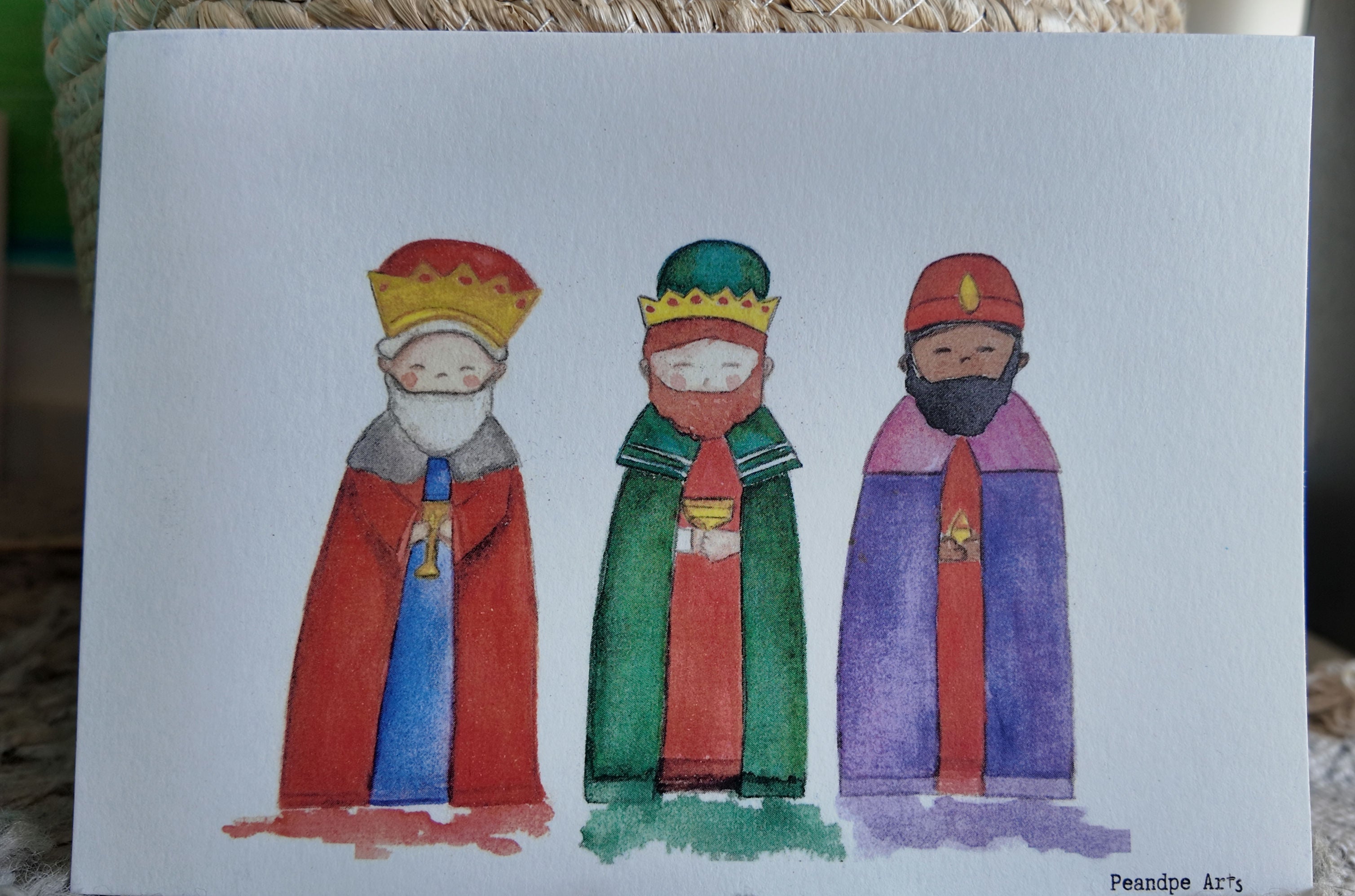 Lámina Reyes Magos