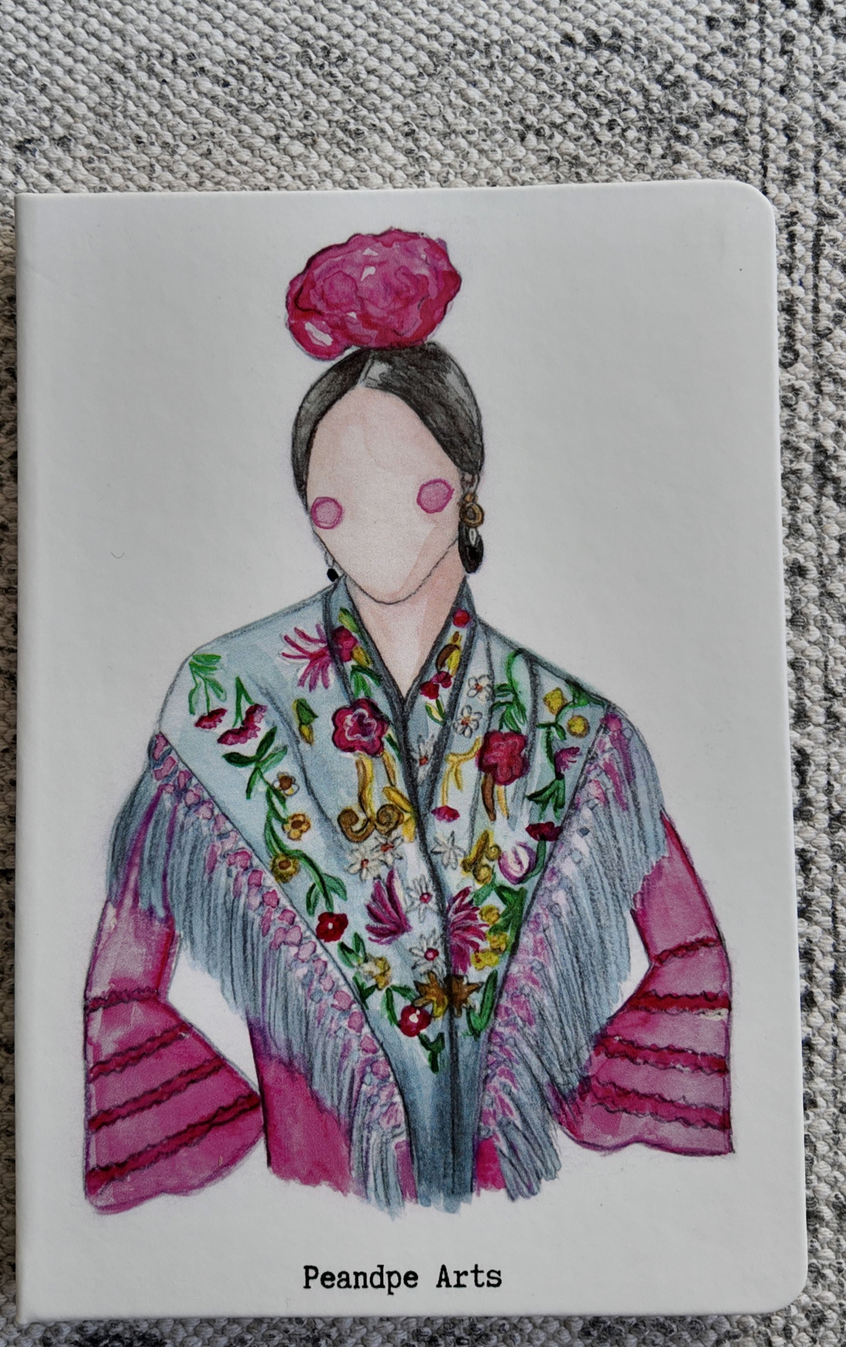 Libreta Flamenca Rosa | Pe&Pe Arts